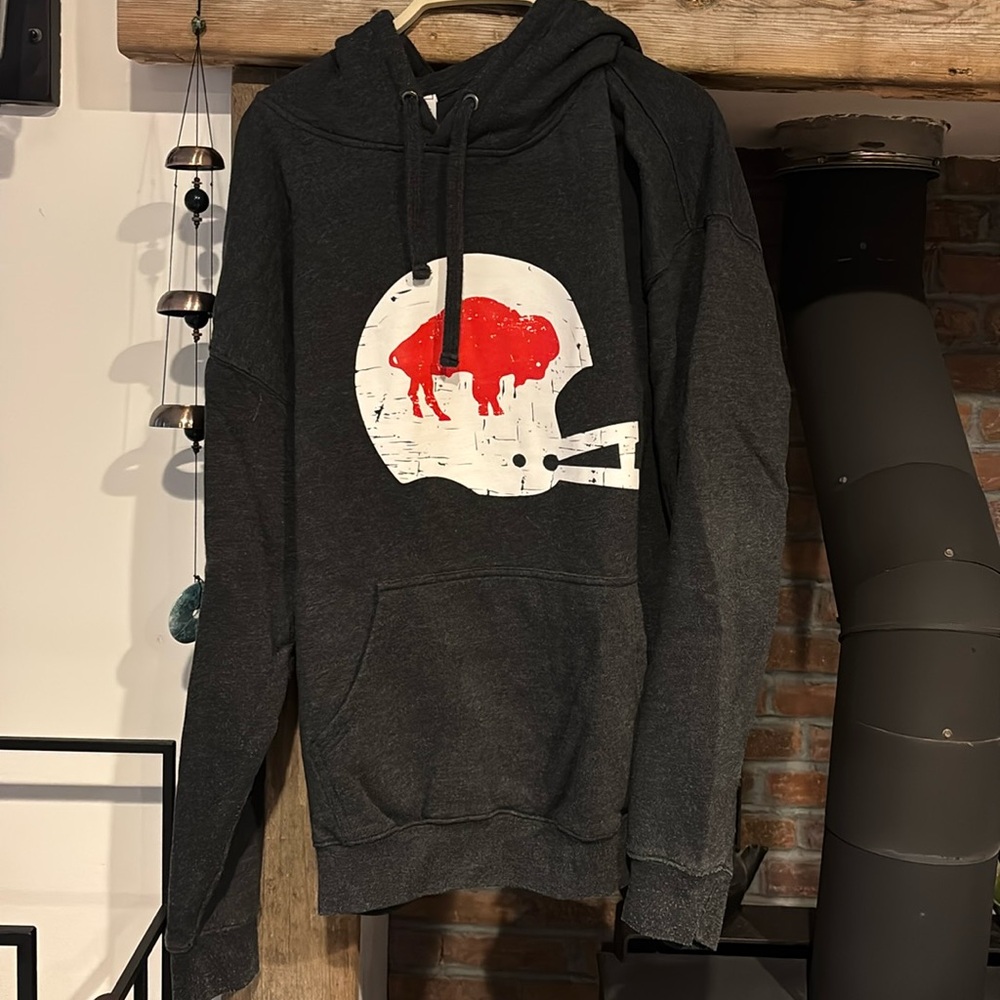 Pro BP oversized 2xl (but not that big) cozy buffalo bills sweatshirt grey